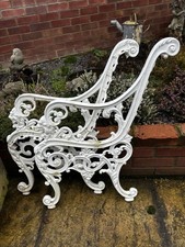 Pair Of cast Aluminium Bench
