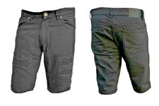 Mens Denim Ripped Shorts