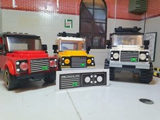 Custom Replacement Sticker Decal Sheet ONLY for Set 40650 4x4 Blocks Bricks