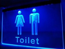 Toilets LED Neon Bar Sign Home