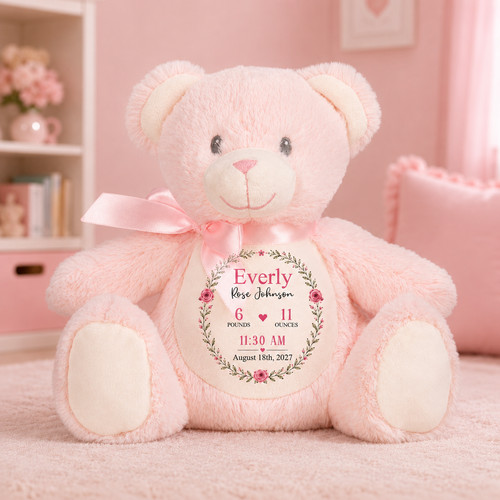 Personalised teddy bear - personalised, baby