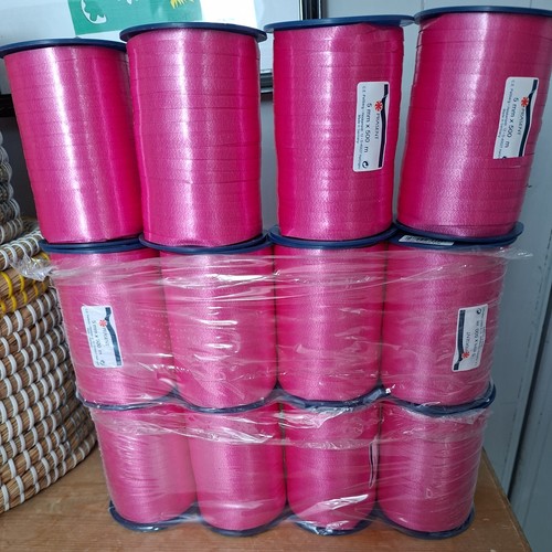 Curling ribbon roll 500m pink - curling,