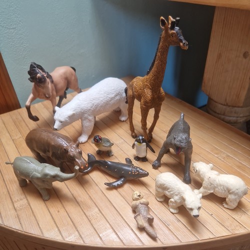 Bundle zoo animal plastic - bundle,