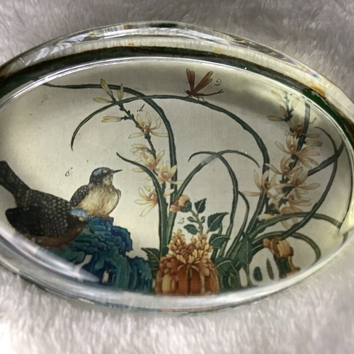 Vintage lady clare glass dome - vintage,