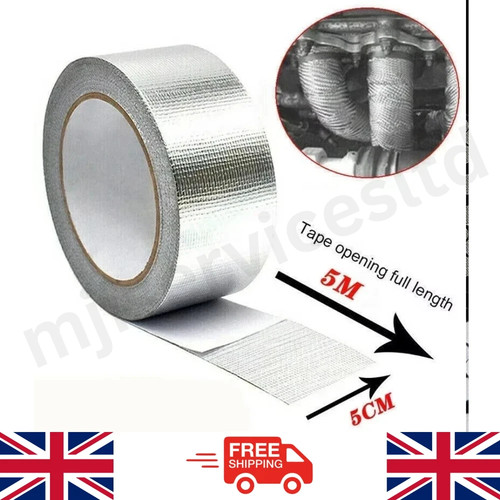 Silver exhaust heat - exhaust, wrap