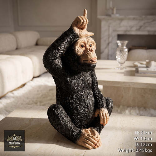 Cheeky monkey sculpture - monkey,