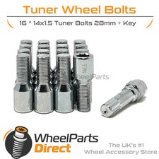 Wheel Bolts (16) Tuner Chrome