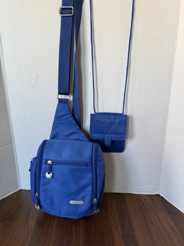 Travelon royal blue crossbody - blue,
