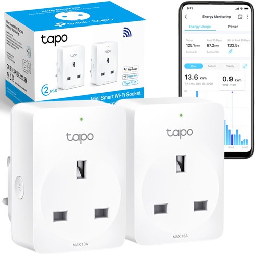 P110 smart plug wifi - (2-pack),