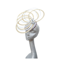 Platinum - Silver & Gold Pillbox Hat ASCOT WEDDING