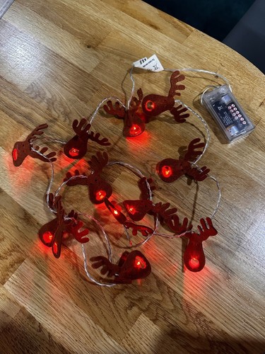 Reindeer christmas lights - christmas,