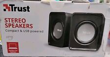 Trust Ziva Speaker Set 6W / USB Powered For Laptop And PC  *New Box Opened*