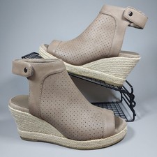 Skechers Sandals Womens Size 5 Brown Indigo Sky Love Dust Wedge Comfort