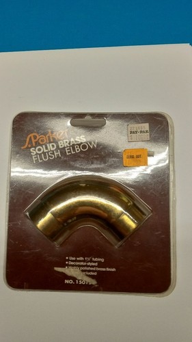 Cast solid brass foot rail - solid,