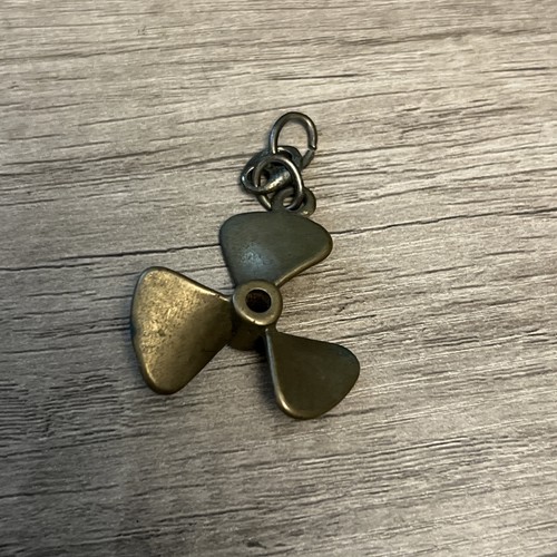 Vintage brass boat propeller - vintage,
