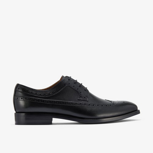 Clarks mens banstead - tip, black