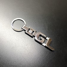 GL Letter Keychains Chrome