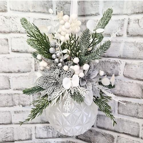 Luxury silver and - silver, white