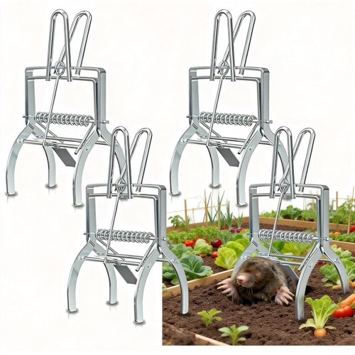 Pack mole traps galvanized - 4,