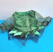 Bear Factory Halloween Dress Will Fit Build A Bear Green Spider Web Dress 