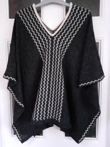 Poncho angora wool - ,