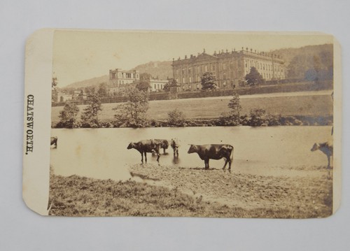 Cdv chatsworth house in - cdv, of