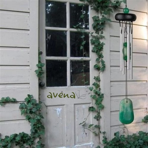Jade precious stone wind chime - wind,