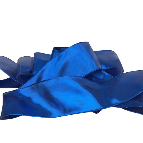 Metallic ribbon electric - electric, blue