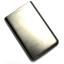 Nokia 6300 rear battery cover silver metal stainless steel back Genuine