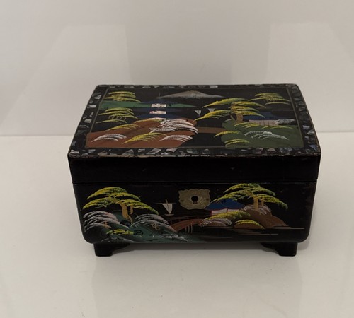 1950s japanese black lacquer - 1950s,