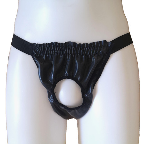 Latex open crotch - latex,