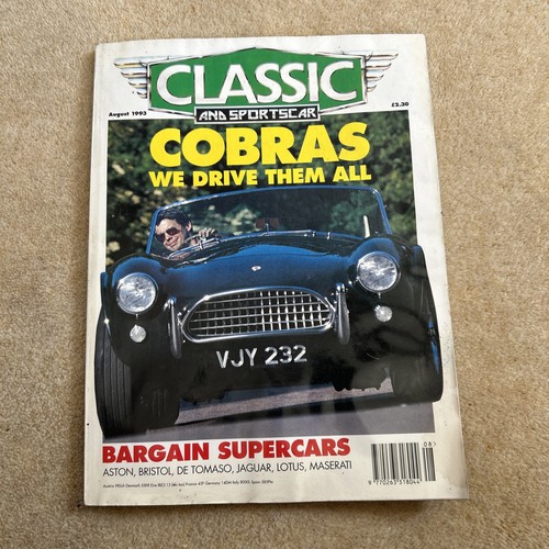 Classic sportscar 08 93 - classic, 08/93
