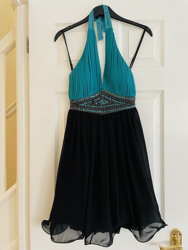Halter neck party dress - party, little
