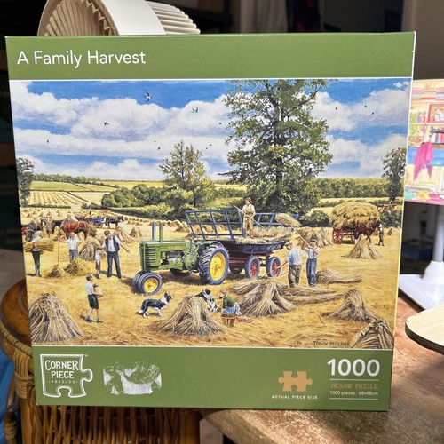 Family harvest jigsaw 1000 - jigsaw,