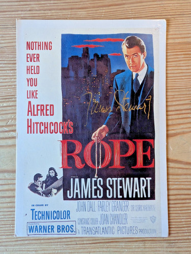 James stewart hand signed - james,