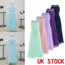 UK Kids Chiffon Flower Girl