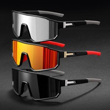 Sports Sunglasses Polarized Mirrored Shades Outdoor Cycling Golf Fishing Goggle