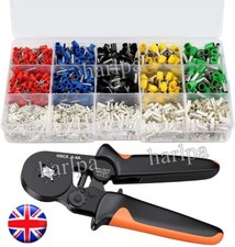 1640Pcs Crimp Tool W/ Bootlace Ferrule Crimper Plier Car Wire Terminal Connector