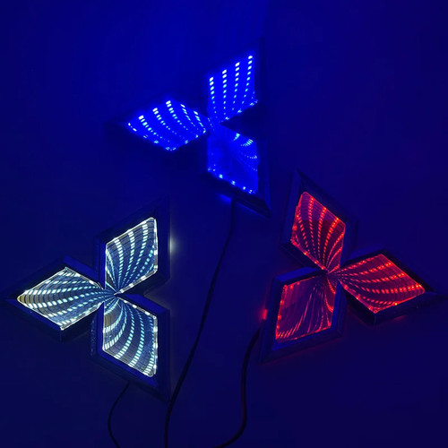 Led light car front emblem - 3d,