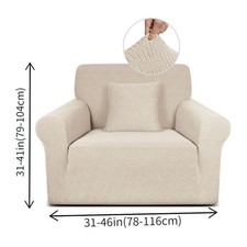 Striped Jacquard Sofa Cover