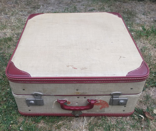 Vintage suitcase luggage - suitcase,