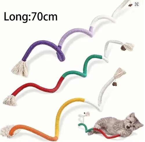 Catnip rope cat chew - cat, toy