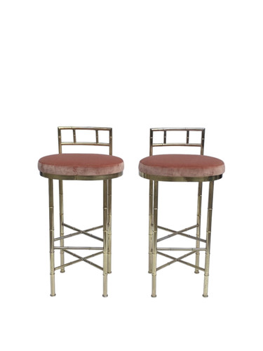 Pink velvet seats - pink,