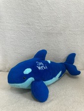 Seaworld Blue two tone Killer Whale Orca soft toy