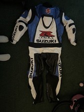 Gsxr Suzuki Motorcycle Racing Suit Leather (large)