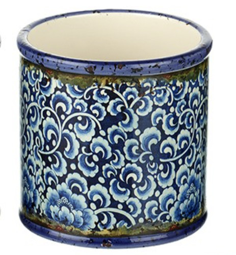 Mini blue plant pot - mini,