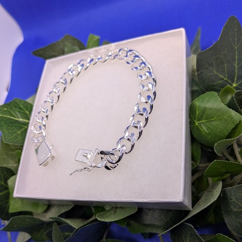 Cuban link silver plated 10 - link,