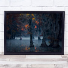 Landscape autumn Marsh Swamp