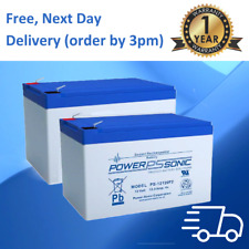 2 x REPLACEMENT 12V 12Ah BATTERIES for STRIDER ST1- Mobility Scooter