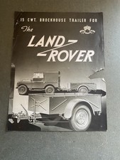 LAND ROVER SERIES 1 BROCKHOUSE